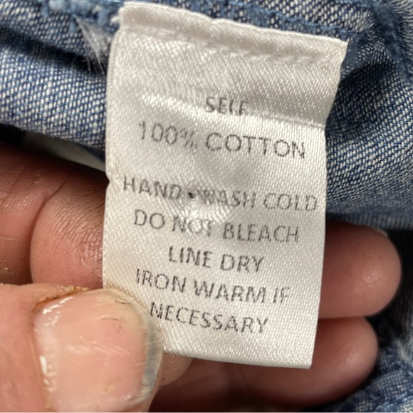 Newbury Kustom ladies denim romper, size medium - Picture 8 of 8